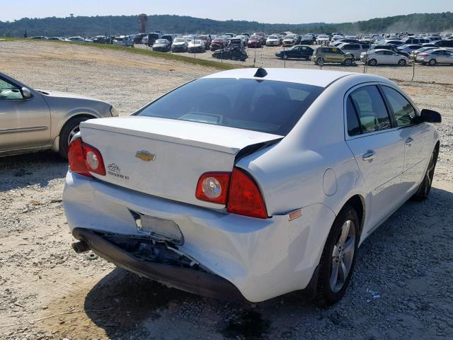 1G1ZC5E04CF216190 - 2012 CHEVROLET MALIBU 1LT WHITE photo 4