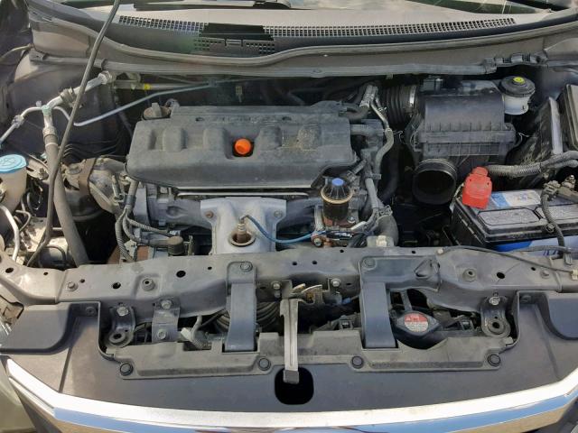 2HGFB2F97CH516721 - 2012 HONDA CIVIC EXL ნაცრისფერი ფოტო 7