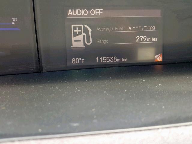 2HGFB2F97CH516721 - 2012 HONDA CIVIC EXL ნაცრისფერი ფოტო 8