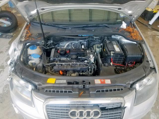 WAUNF78P87A088571 - 2007 AUDI A3 2.0 PRE SILVER photo 7