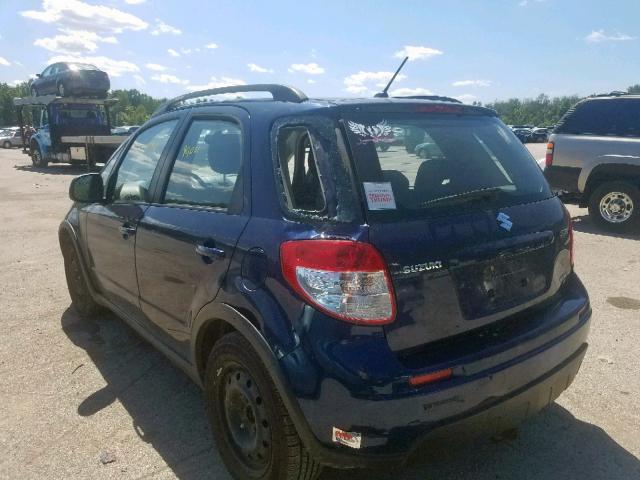 JS2YB5A30A6302539 - 2010 SUZUKI SX4 BLUE photo 3