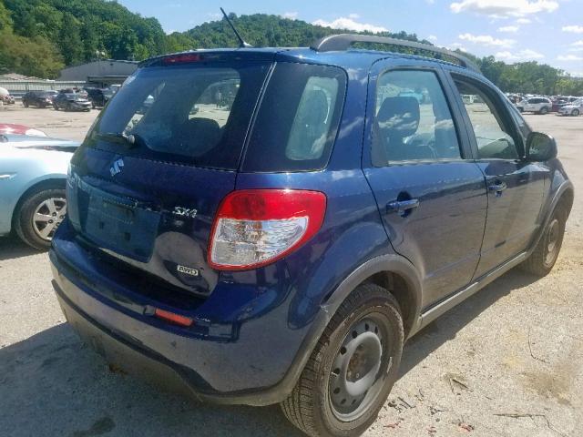 JS2YB5A30A6302539 - 2010 SUZUKI SX4 BLUE photo 4