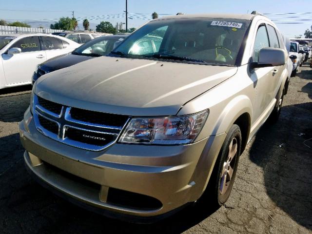 3D4PH1FG1BT508276 - 2011 DODGE JOURNEY MA GOLD photo 2