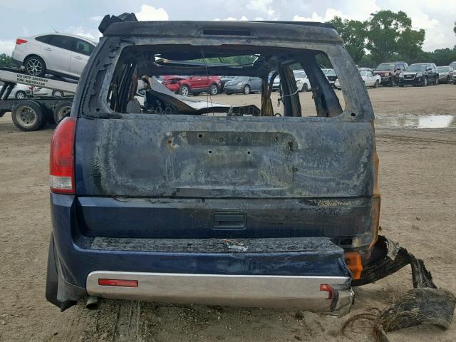 5GZCZ534X7S807606 - 2007 SATURN VUE BLUE photo 9