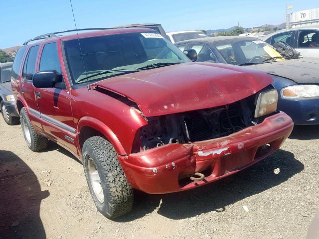 1GKDT13WX12152909 - 2001 GMC JIMMY RED photo 1