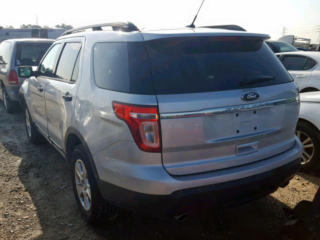 1FMHK7B83CGA93578 - 2012 FORD EXPLORER SILVER photo 3