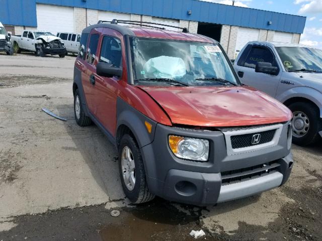 5J6YH286X4L033019 - 2004 HONDA ELEMENT EX ORANGE photo 1