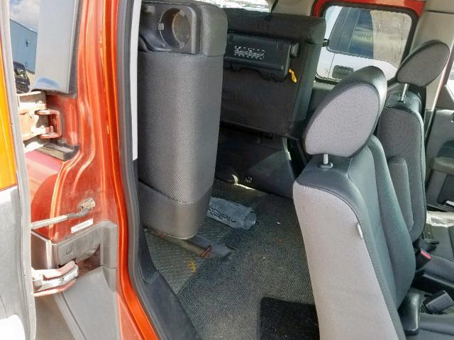 5J6YH286X4L033019 - 2004 HONDA ELEMENT EX ORANGE photo 6