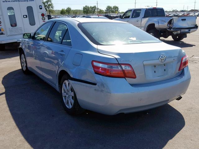 JTNBE46K073062058 - 2007 TOYOTA CAMRY NEW BLUE photo 3