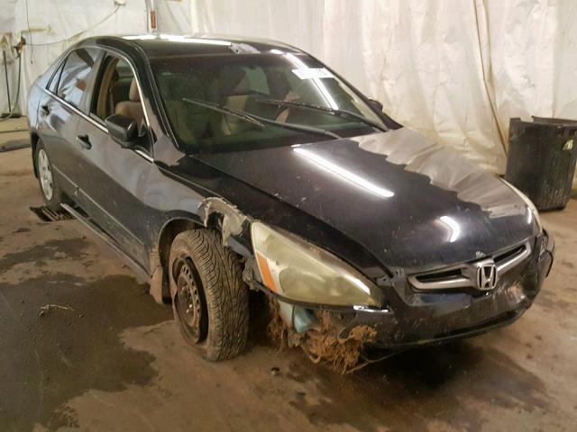 1HGCM56475A149663 - 2005 HONDA ACCORD LX BLACK photo 1