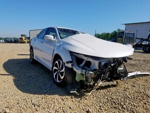 1HGCR2F83HA122306 - 2017 HONDA ACCORD EXL WHITE photo 1