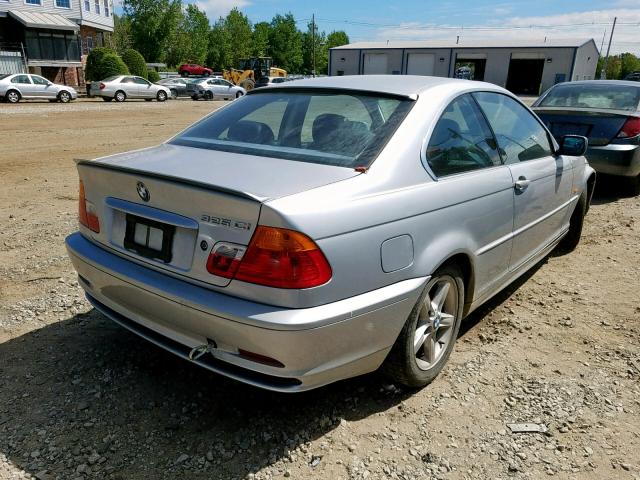 WBABN33451JW54768 - 2001 BMW 325 CI SILVER photo 4