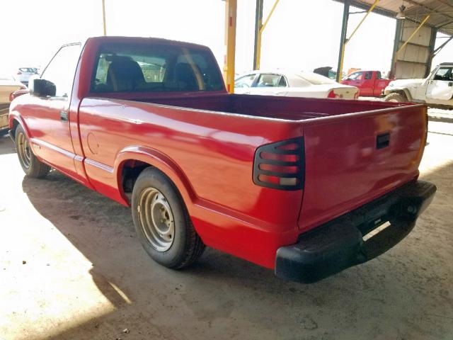 1GCCS1449Y8121052 - 2000 CHEVROLET S TRUCK S1 RED photo 3