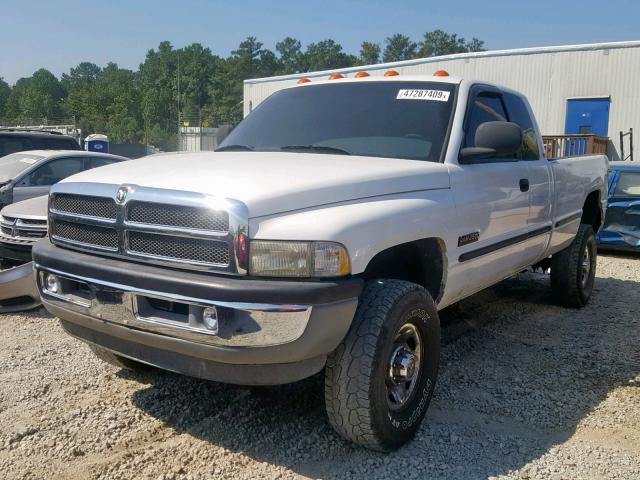 1B7KF2368XJ638827 - 1999 DODGE RAM 2500 WHITE photo 2