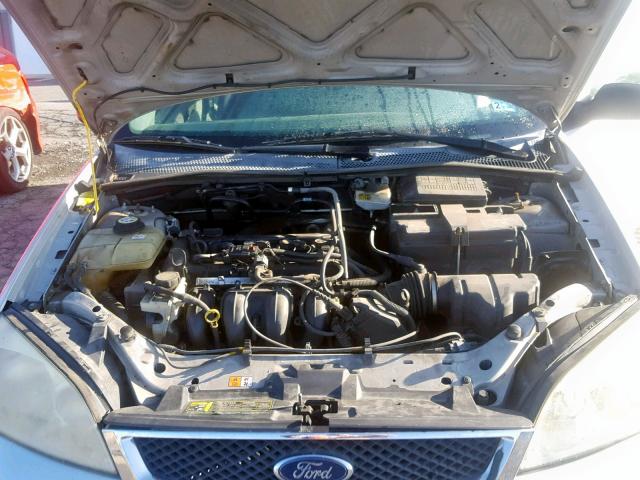 1FAFP34N47W101794 - 2007 FORD FOCUS ZX4 SILVER photo 7