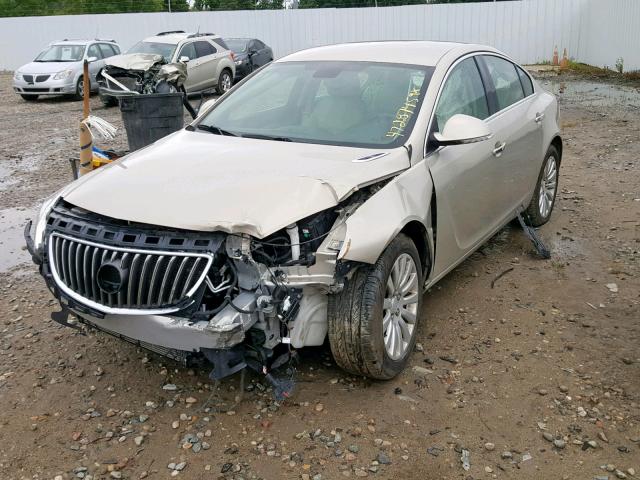 2G4GS5EV0C9140355 - 2012 BUICK REGAL PREM GOLD photo 2