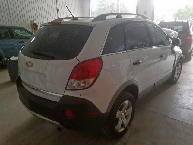 3GNAL2EKXCS631439 - 2012 CHEVROLET CAPTIVA SP WHITE photo 4