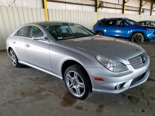 WDDDJ72X07A110509 - 2007 MERCEDES-BENZ CLS 550 SILVER photo 1