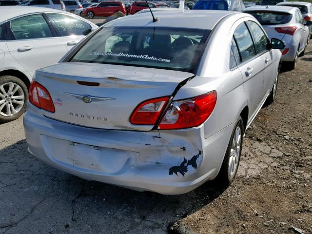 1C3LC46J68N285124 - 2008 CHRYSLER SEBRING LX SILVER photo 4