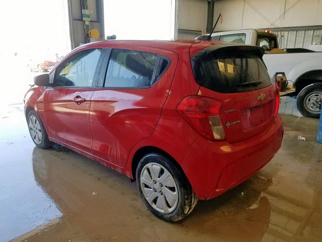 KL8CB6SA6HC756404 - 2017 CHEVROLET SPARK LS RED photo 3