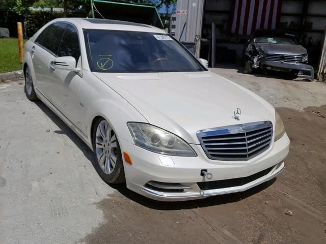 WDDNG9FBXAA299335 - 2010 MERCEDES-BENZ S 400 WHITE photo 1