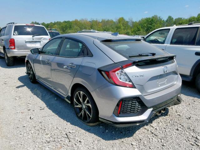 SHHFK7G44JU217512 - 2018 HONDA CIVIC SPOR SILVER photo 3