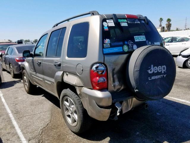 1J4GK58K53W602710 - 2003 JEEP LIBERTY LI GRAY photo 3