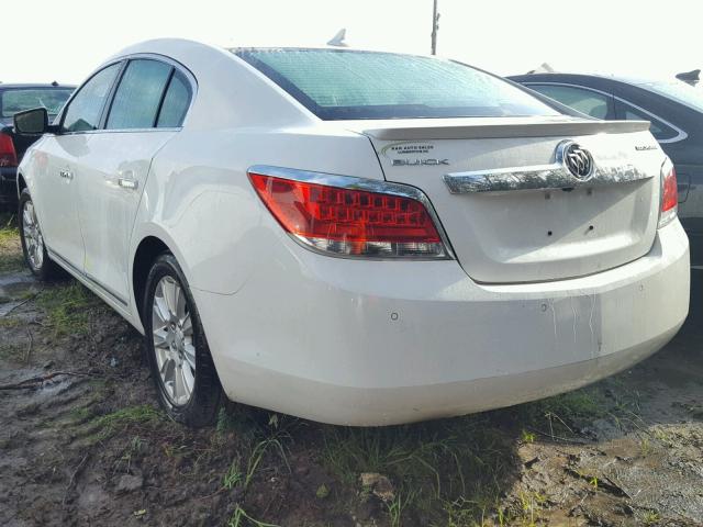 1G4GD5ER1CF315989 - 2012 BUICK LACROSSE P WHITE photo 3