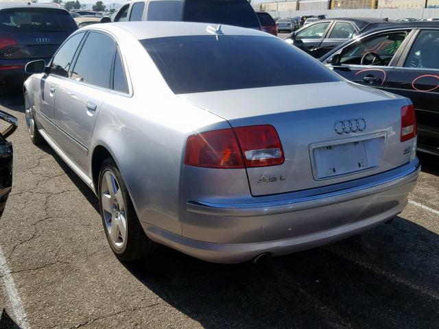 WAUML44E85N012958 - 2005 AUDI A8 L QUATT SILVER photo 3