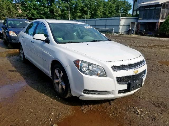 1G1ZC5EU0CF105509 - 2012 CHEVROLET MALIBU 1LT WHITE photo 1
