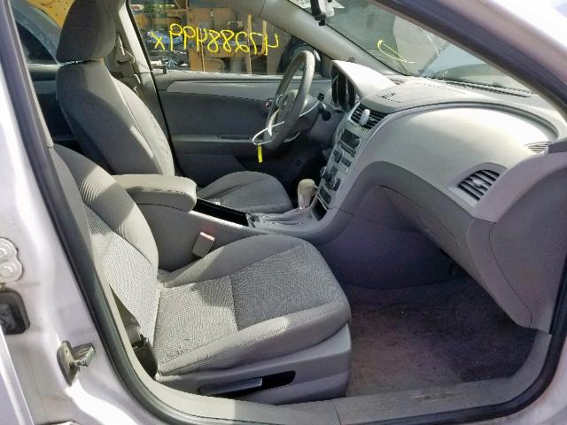 1G1ZC5EU0CF105509 - 2012 CHEVROLET MALIBU 1LT WHITE photo 5