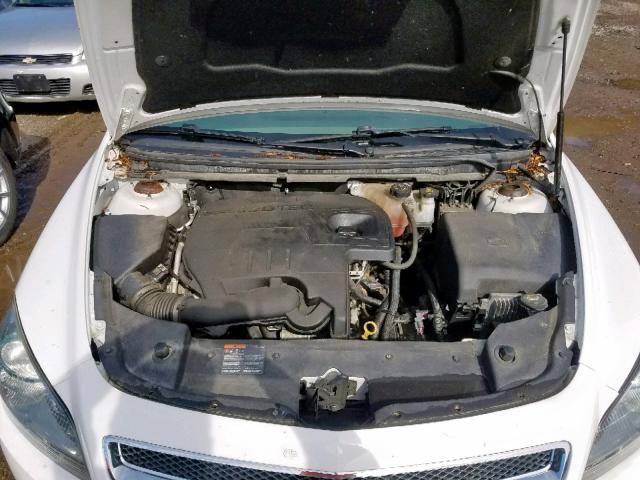 1G1ZC5EU0CF105509 - 2012 CHEVROLET MALIBU 1LT WHITE photo 7