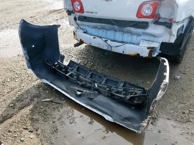 1G1ZC5EU0CF105509 - 2012 CHEVROLET MALIBU 1LT WHITE photo 9