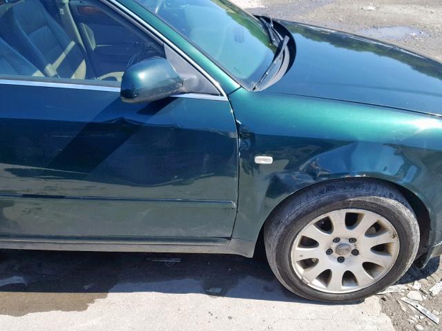 WAUEH24B6YN110746 - 2000 AUDI A6 2.8 QUA GREEN photo 9