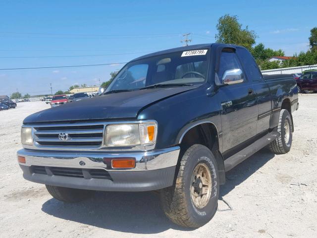 JT4VD22FXS0006687 - 1995 TOYOTA T100 XTRAC GREEN photo 2