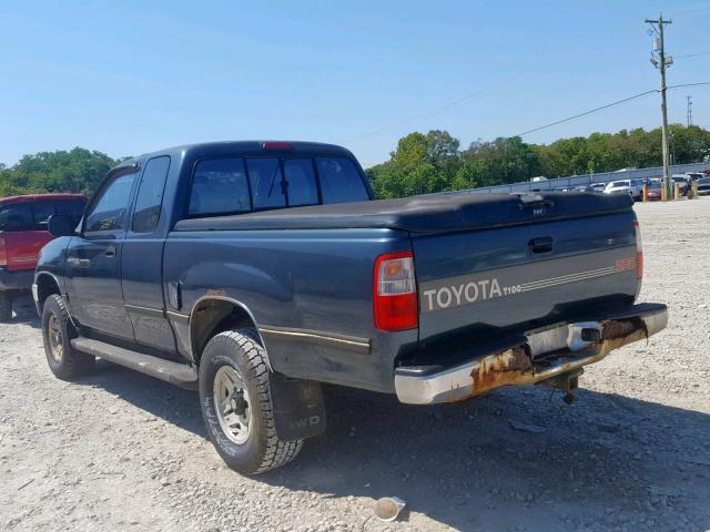 JT4VD22FXS0006687 - 1995 TOYOTA T100 XTRAC GREEN photo 3