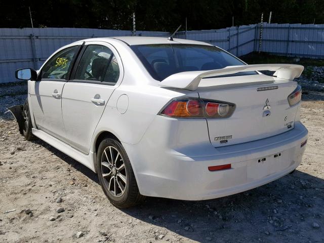 JA32V2FWXHU600447 - 2017 MITSUBISHI LANCER ES WHITE photo 3