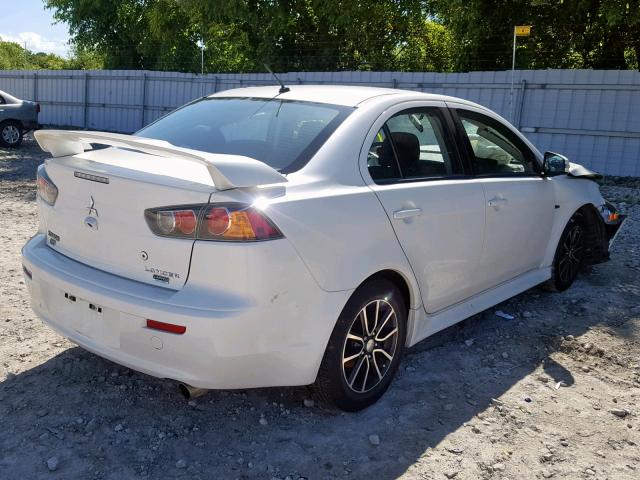 JA32V2FWXHU600447 - 2017 MITSUBISHI LANCER ES WHITE photo 4