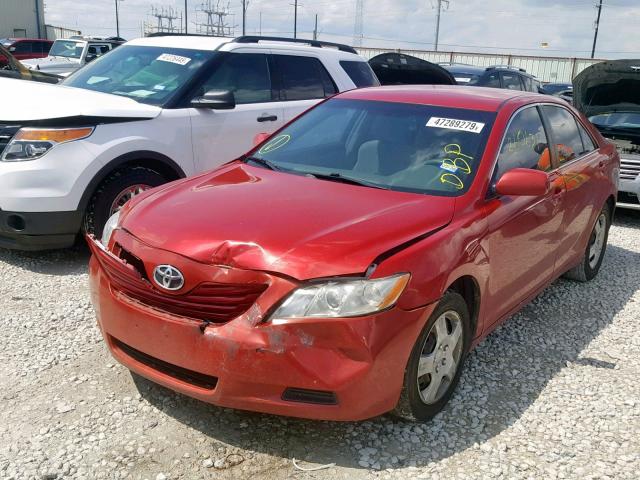 4T1BE46K29U298207 - 2009 TOYOTA CAMRY BASE RED photo 2