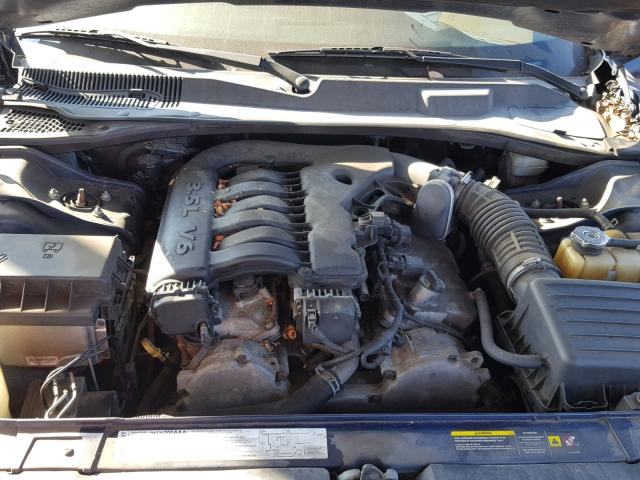 2D4FV48V35H661188 - 2005 DODGE MAGNUM SXT BLUE photo 7