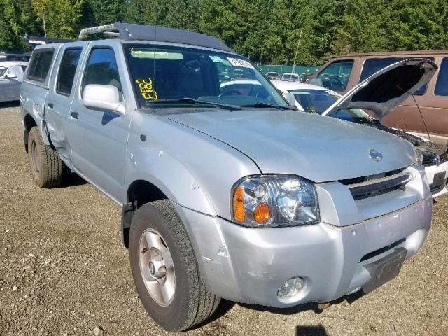 1N6ED27T21C361894 - 2001 NISSAN FRONTIER C SILVER photo 1