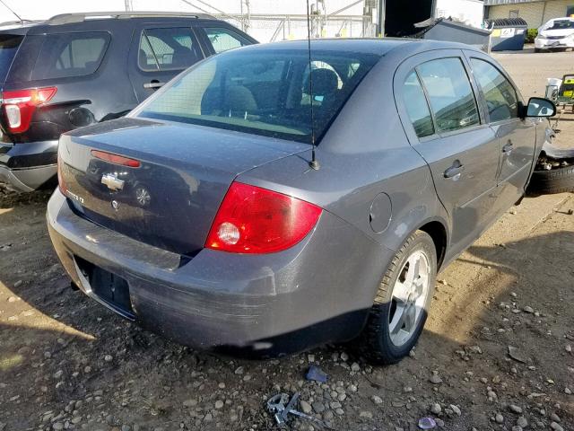 1G1AT58H697288168 - 2009 CHEVROLET COBALT LT GRAY photo 4