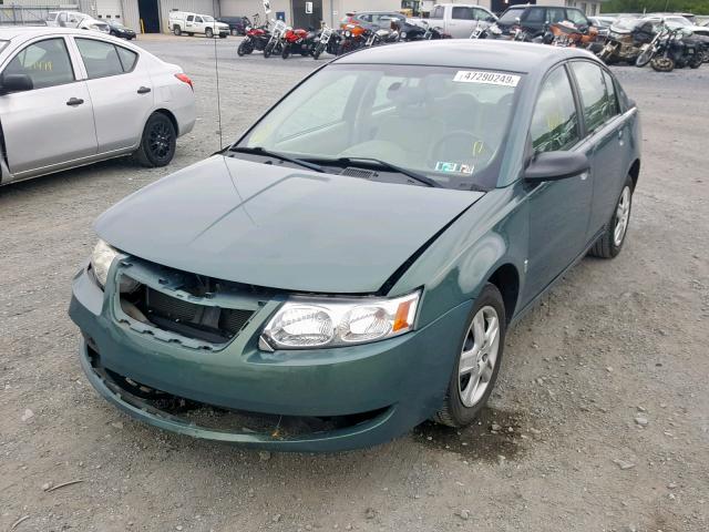 1G8AJ55F47Z156991 - 2007 SATURN ION LEVEL GREEN photo 2