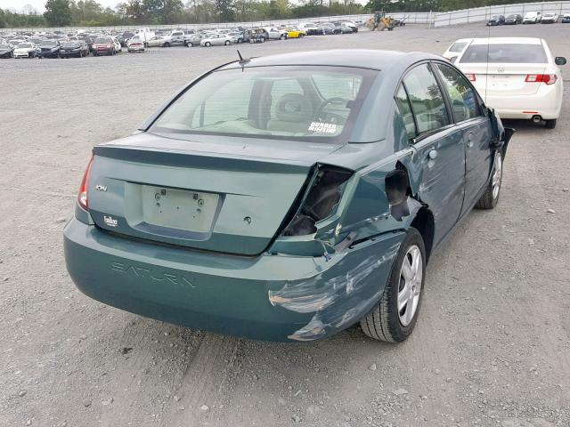 1G8AJ55F47Z156991 - 2007 SATURN ION LEVEL GREEN photo 4