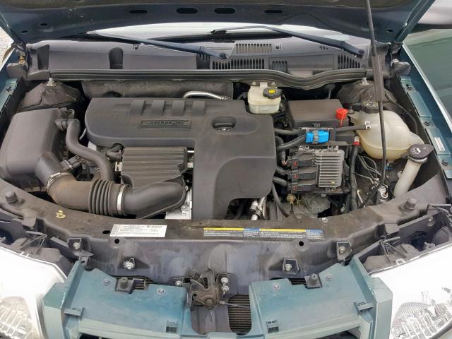 1G8AJ55F47Z156991 - 2007 SATURN ION LEVEL GREEN photo 7