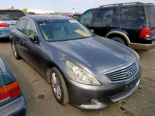 JN1CV6AP6BM501910 - 2011 INFINITI G37 BASE GRAY photo 1