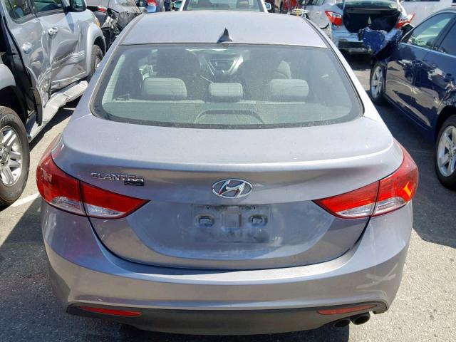 KMHDH6AE7DU014575 - 2013 HYUNDAI ELANTRA CO SILVER photo 9