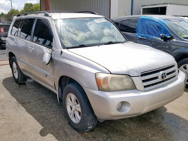 JTEGD21A070163730 - 2007 TOYOTA HIGHLANDER SILVER photo 1