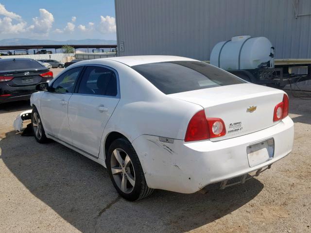 1G1ZC5E1XBF372869 - 2011 CHEVROLET MALIBU 1LT WHITE photo 3