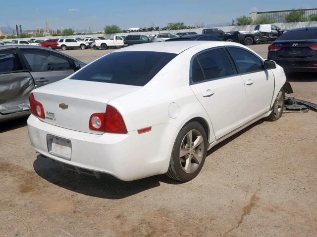 1G1ZC5E1XBF372869 - 2011 CHEVROLET MALIBU 1LT WHITE photo 4
